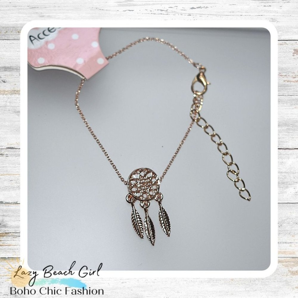 Gold Dreamcatcher Bracelet